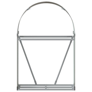Kaminholzregal Braun Verzinkt 80x45x120cm