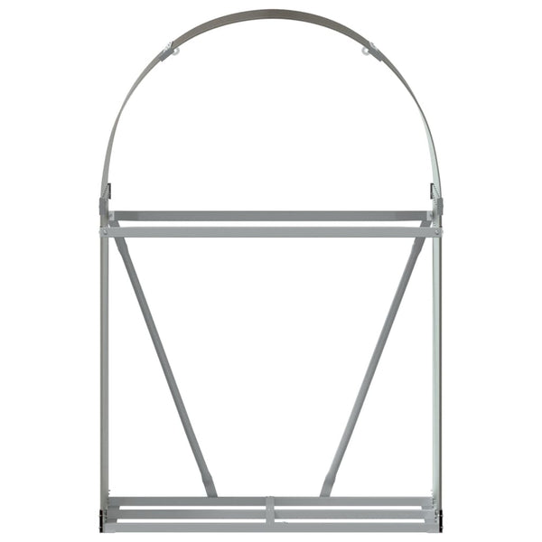 Kaminholzregal Braun Verzinkt 80x45x120cm