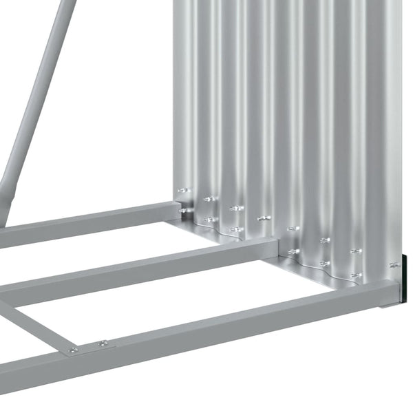 Kaminholzregal Braun Verzinkt 80x45x120cm