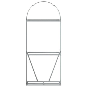 Kaminholzregal Braun Verzinkt 80x45x190cm