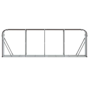 Kaminholzregal Braun Verzinkter Stahl 300 cm