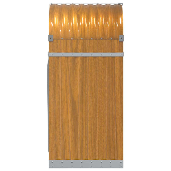 Kaminholzregal Holzoptik Verzinkt 40x100 cm
