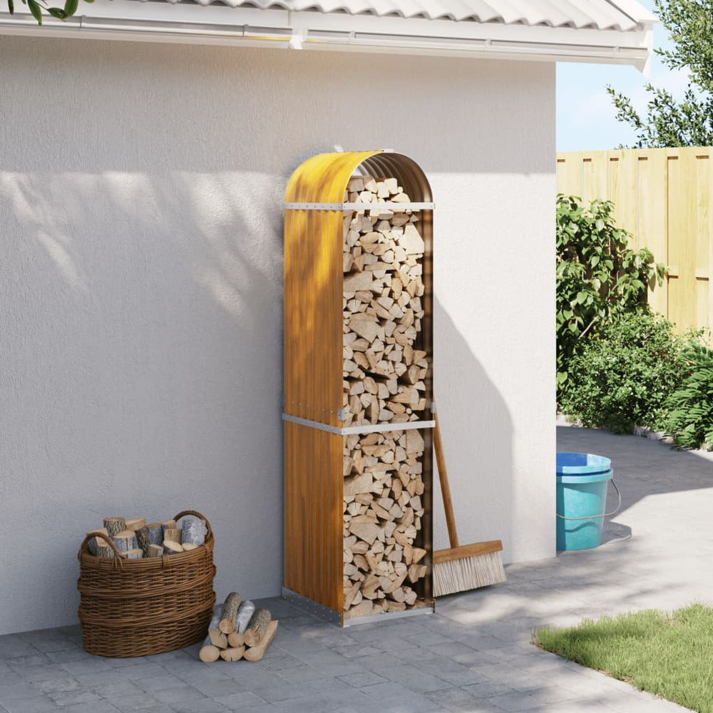 Kaminholzregal Holzoptik 40x45x170cm