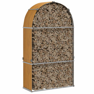 Kaminholzregal Holzoptik 120x45x210 cm