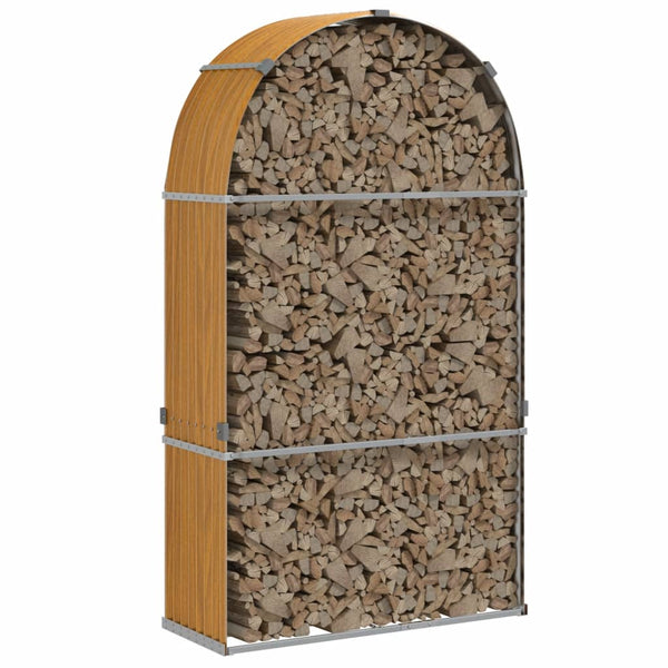 Kaminholzregal Holzoptik 120x45x210 cm