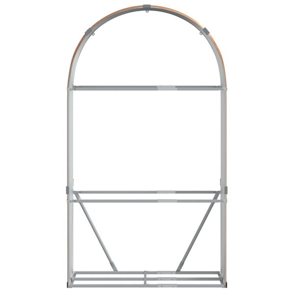 Kaminholzregal Holzoptik 120x45x210 cm