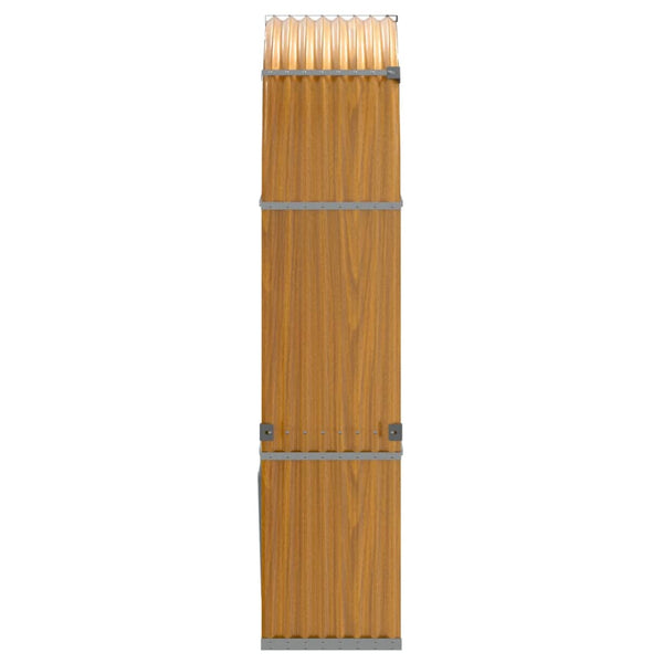 Kaminholzregal Holzoptik 120x45x210 cm