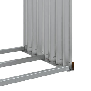 Kaminholzregal Holzoptik 120x45x210 cm
