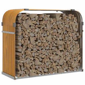 Kaminholzregal Holzoptik 120x45x100cm