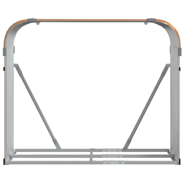 Kaminholzregal Holzoptik 120x45x100cm