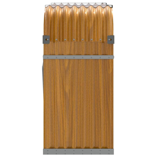 Kaminholzregal Holzoptik 120x45x100cm