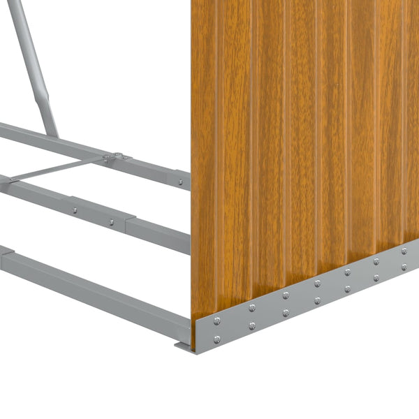 Kaminholzregal Holzoptik 120x45x100cm