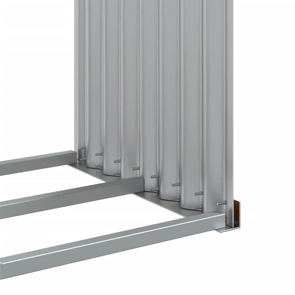 Kaminholzregal Holzoptik 120x45x100cm