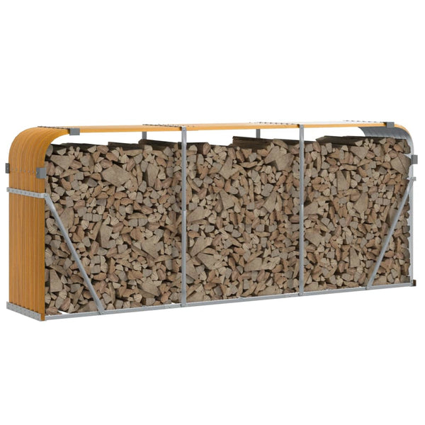 Kaminholzregal Holzoptik 234 cm