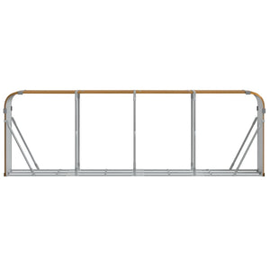 Kaminholzregal Holzoptik 300cm Verzinkt