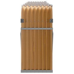 Kaminholzregal Holzoptik 300cm Verzinkt