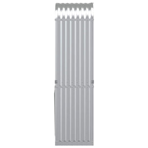 Kaminholzregal Silber Verzinkt 40x45x170cm