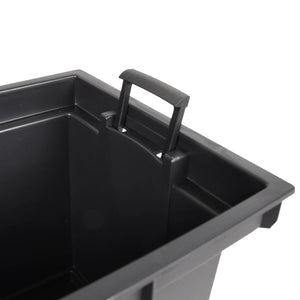 Anthrazit Pflanzkübel mit Einsatz, 12/44 L