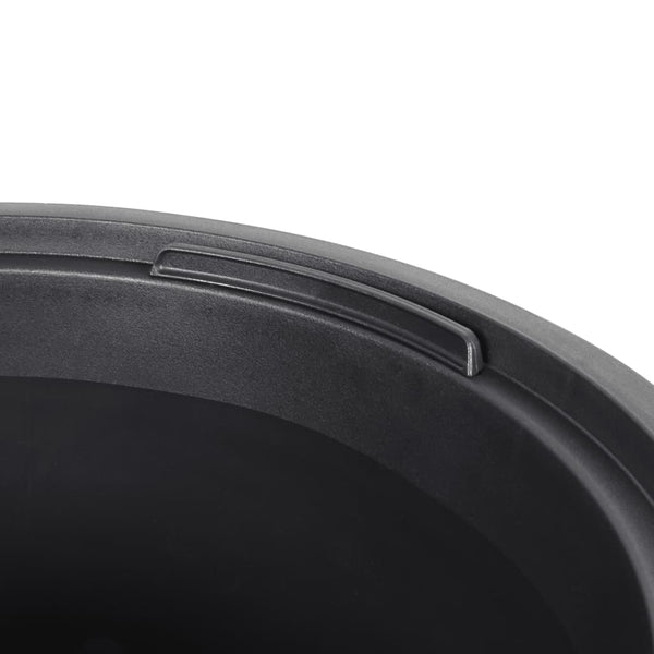 Weißer Pflanzkübel mit Einsatz, 18/45 L