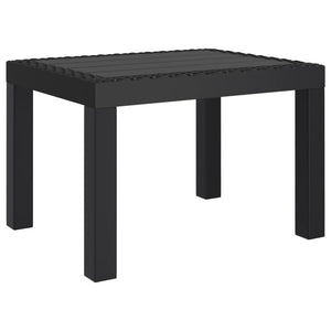 Gartentisch Anthrazit 59x47 cm PP