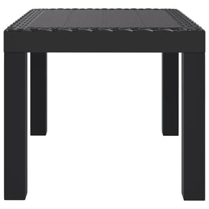 Gartentisch Anthrazit 59x47 cm PP