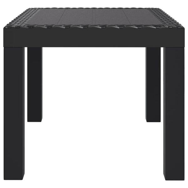 Gartentisch Anthrazit 59x47 cm PP