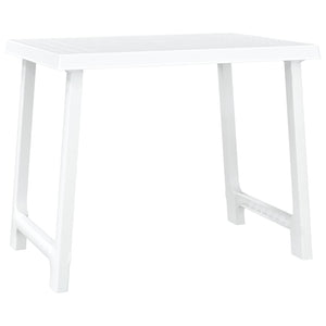Campingtisch Weiß Holzoptik 79x56 cm
