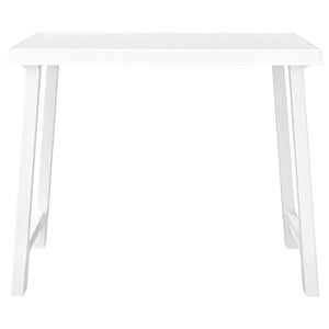 Campingtisch Weiß Holzoptik 79x56 cm
