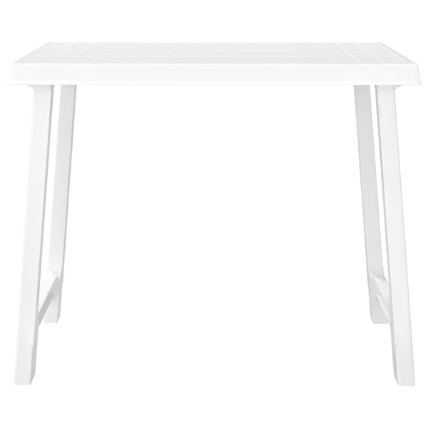 Campingtisch Weiß Holzoptik 79x56 cm
