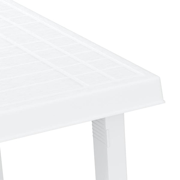 Campingtisch Weiß Holzoptik 79x56 cm