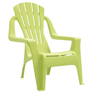 Grüne Gartenstühle für Kinder, 2er Set