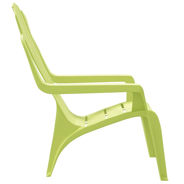 Grüne Gartenstühle für Kinder, 2er Set