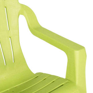 Grüne Gartenstühle für Kinder, 2er Set