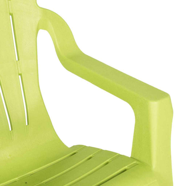 Grüne Gartenstühle für Kinder, 2er Set