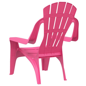Kinder Gartenstühle 2er Set Rosa Holzoptik