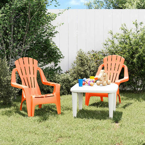 Kinder Gartenstühle 2er Set Orange