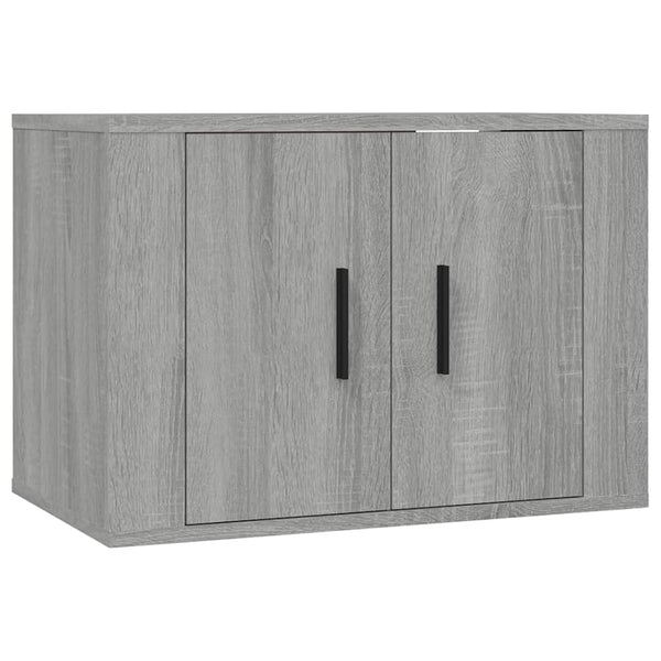 TV-Wandschränke 3er Set, Grau Sonoma 57x34,5x40 cm
