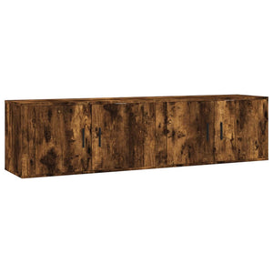TV-Wandschränke 2er Set Räuchereiche 80cm