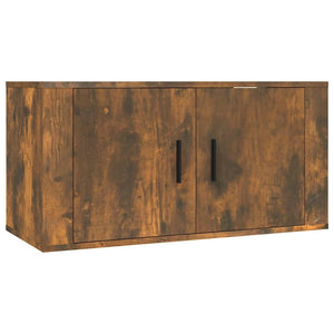 TV-Wandschränke 3er Set Räuchereiche 80cm