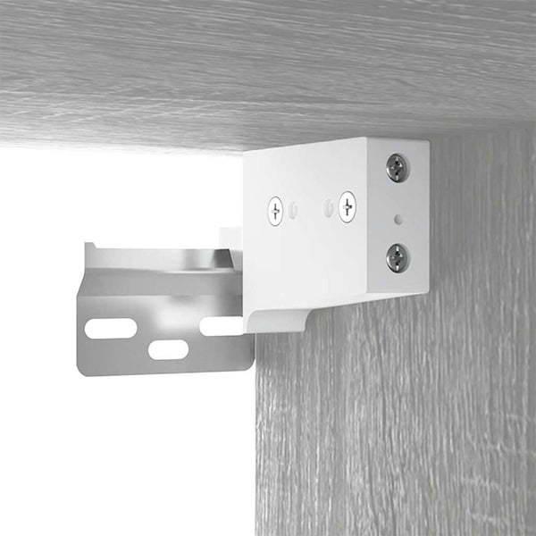 TV-Wandschränke 3er Set Grau Sonoma 80cm