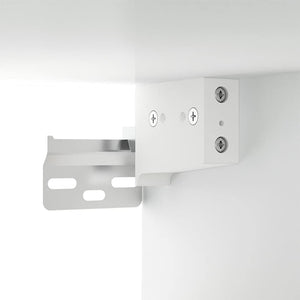 Weiße TV-Wandschränke, 2er-Set
