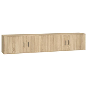 TV-Wandschränke Sonoma-Eiche, 2er-Set