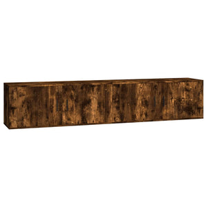 TV-Wandschränke 2er Set Räuchereiche 100 cm