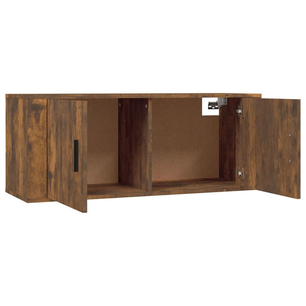 TV-Wandschränke 2er Set Räuchereiche 100 cm
