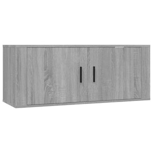 TV-Wandschränke, Grau Sonoma, 2er-Set