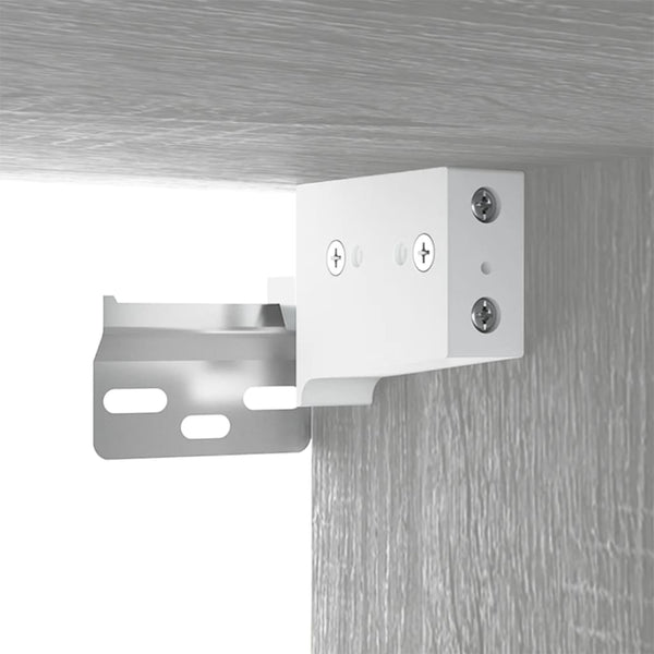 TV-Wandschränke, Grau Sonoma, 2er-Set