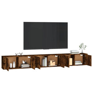 TV-Wandschränke 3er Set Räuchereiche 100 cm