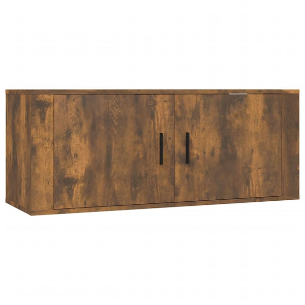 TV-Wandschränke 3er Set Räuchereiche 100 cm