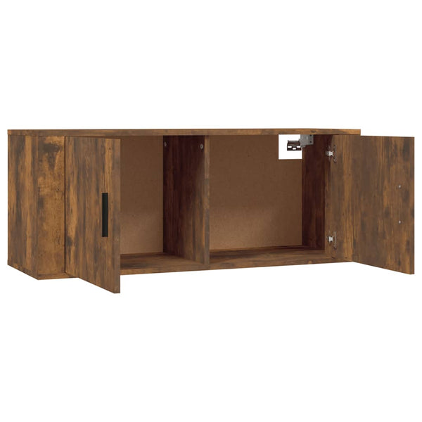 TV-Wandschränke 3er Set Räuchereiche 100 cm