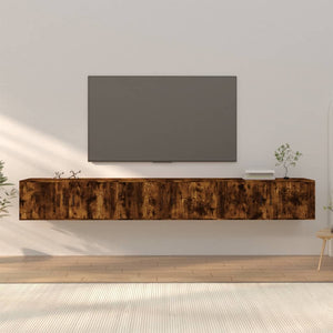 TV-Wandschränke 3er Set Räuchereiche 100 cm